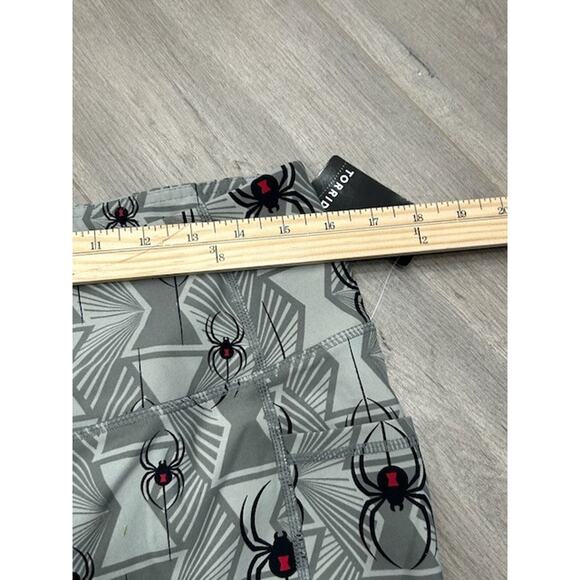 NWT Torrid x Marvel Womens Pants Mesh Leggings 4D Black Widow Gray Size 2X - Picture 7 of 8